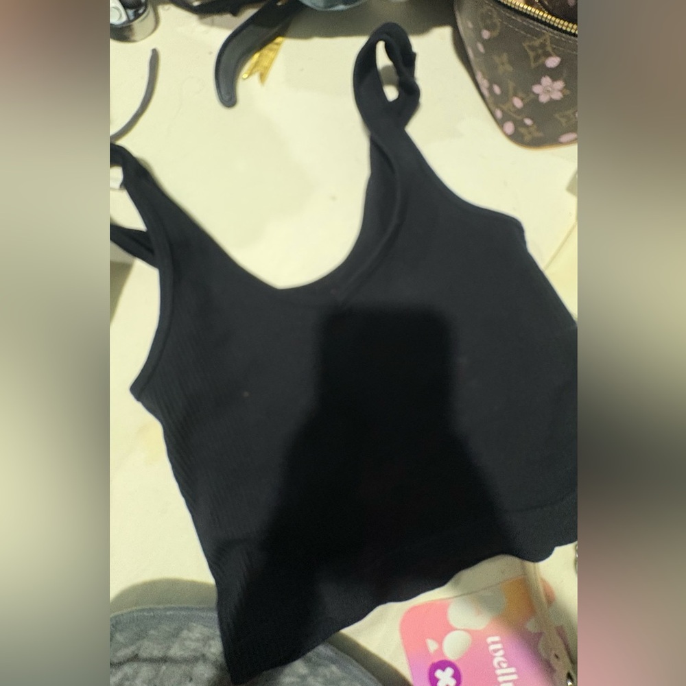 Black Lulu Lemon Align Tank Top